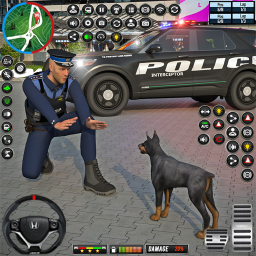 पुलिस कार ड्राइविंग- कार गेम Mod